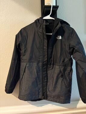 The North Face Black Two-Tone Hooded Shell Jacket